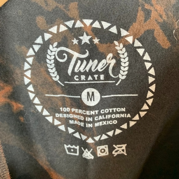 Selena Racing Bleached Crop Top - Picture 2 of 3